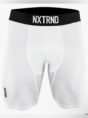 Men's White Swim Board Shorts